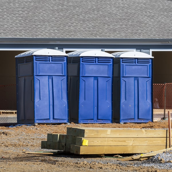 how can i report damages or issues with the portable toilets during my rental period in Pine Hill AL